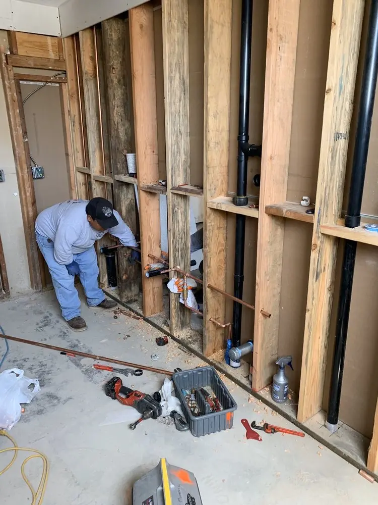 Commercial rough-in plumbing for Gas Line Repair in Gano